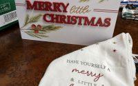 Have Yourself… plaque and towel set